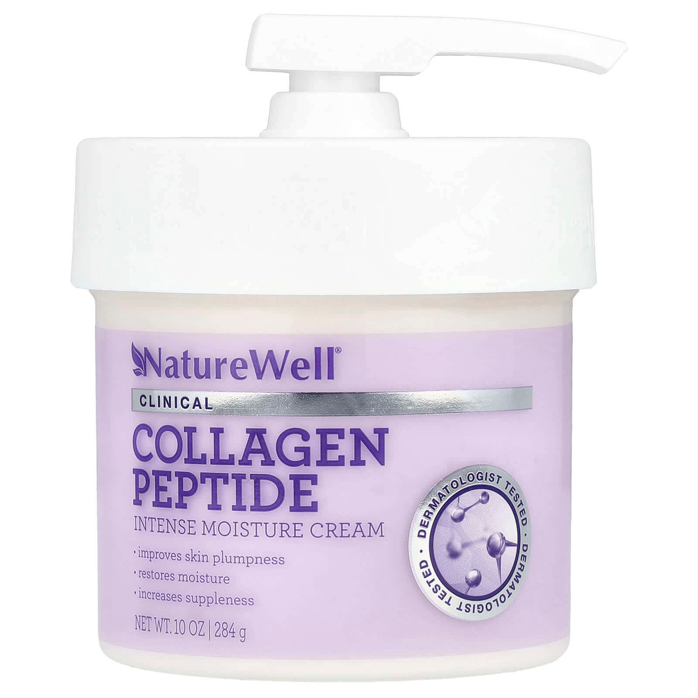 Naturewell, Collagen Peptide, крем для интенсивного увлажнения, 284 г (10 унций)