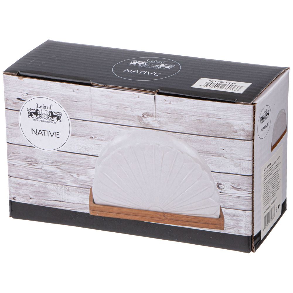 САЛФЕТНИЦА LEFARD "NATIVE" НА ПОДСТАВКЕ 15,5*5,5*9 СМ (КОР=36ШТ.)