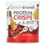 BNRG, Power Crunch® Protein Crisps, острые и пряные, 60 г (2,1 унции)