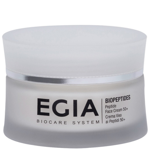 EGIA Крем пептидный ультраомолаживающий 50+ - Peptide Face Cream 50+ , 50 мл.
