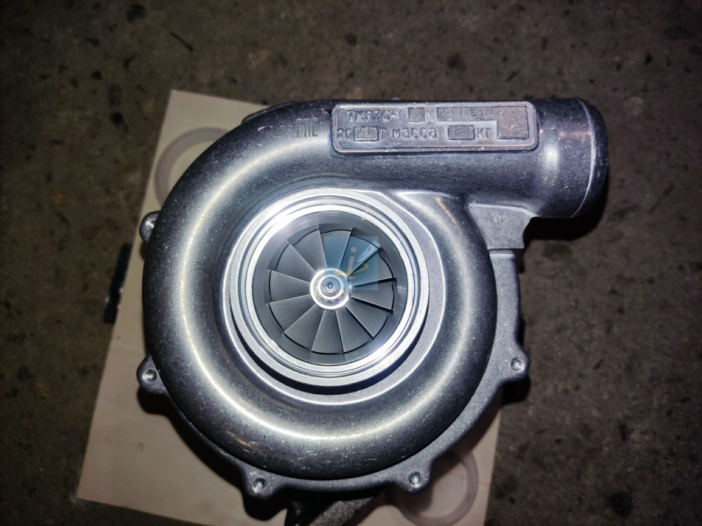 Турбокомпрессор для КАМАЗ Евро-4 (левый, под хомут) 740.60-1118013