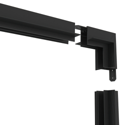 TR2118-BK Угол стена-потолок встраиваемый под ГКЛ SMART, черный