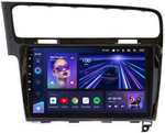 Магнитола для Volkswagen Golf 7 2012-2020 (рамка черный глянец) - Teyes CC3 монитор 10" QLED на Android 10, ТОП процессор, 4Гб+32Гб, CarPlay, 4G SIM-слот