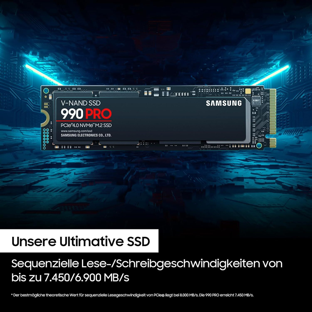 SSD-накопитель Samsung 990 PRO 1 ТБ (MZ-V9P1T0BW)