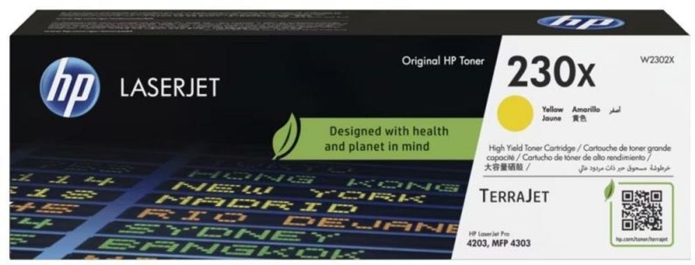 Картриджи HP W2302X желтый (yellow)