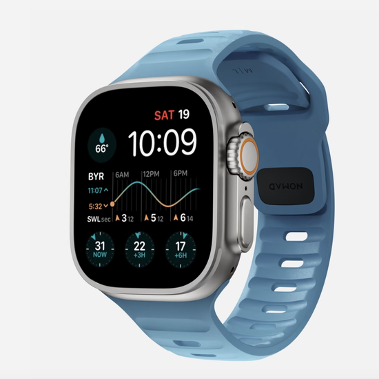 Ремешок Nomad Sport Strap, electric blue - Apple Watch Ultra (49mm) 8/7 (45mm)/6/SE/5/4 (44mm)/3/2/1 (42mm)