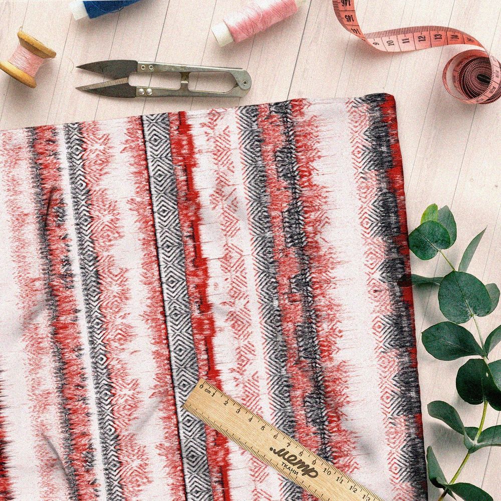 Ткань шелк Армани народный рушник