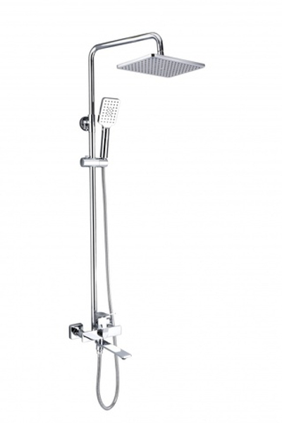 33099 Однорукий душевой релинг (ХРОМ)  HansenPRO  (4/1шт)