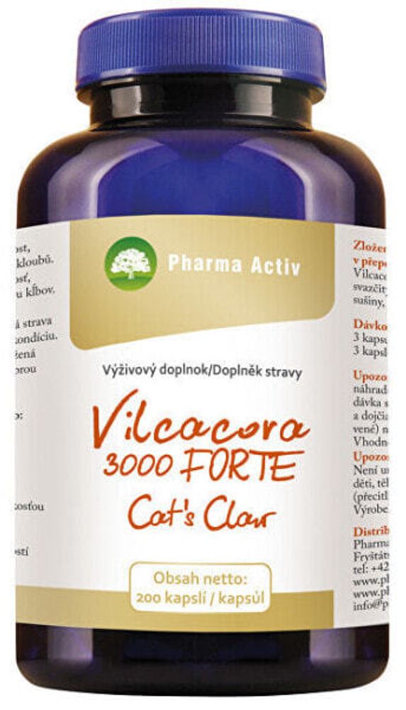 Vilcacora 3000 Forte Cat`s Claw 200 капсул