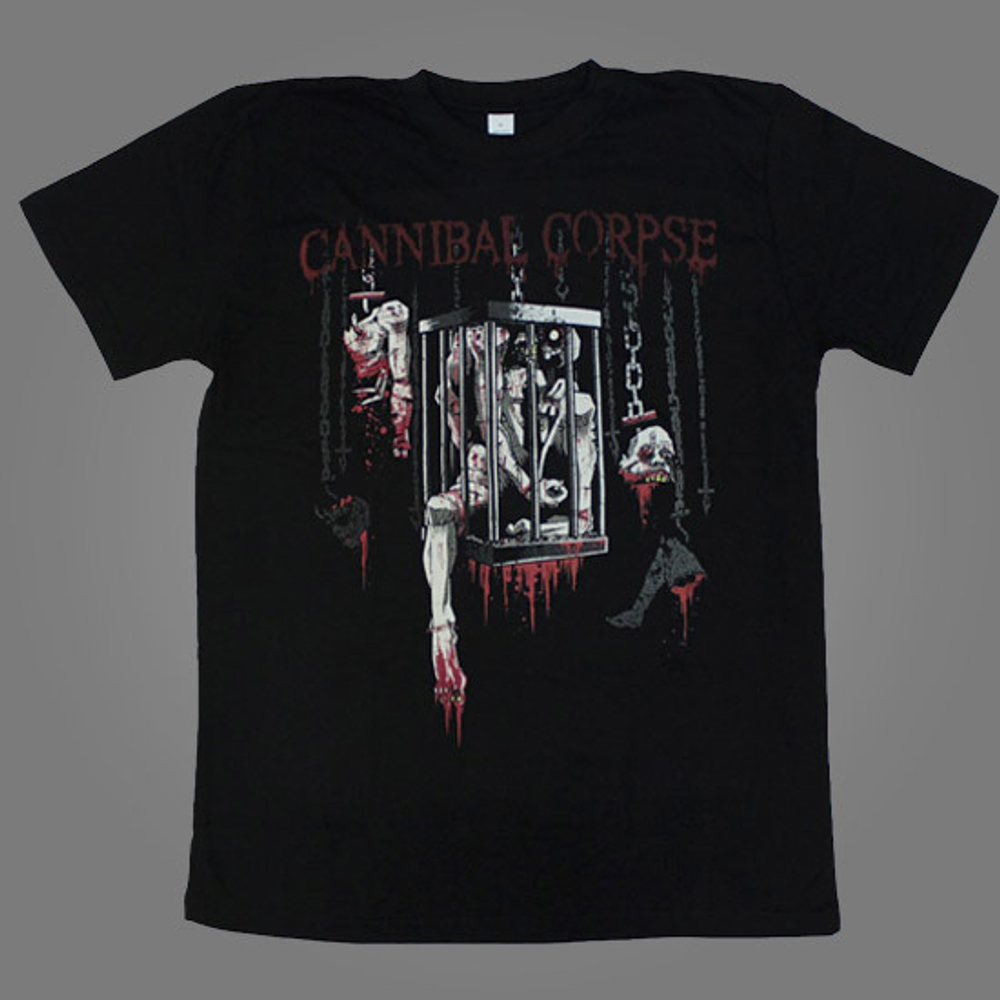 Футболка Cannibal Corpse клетка