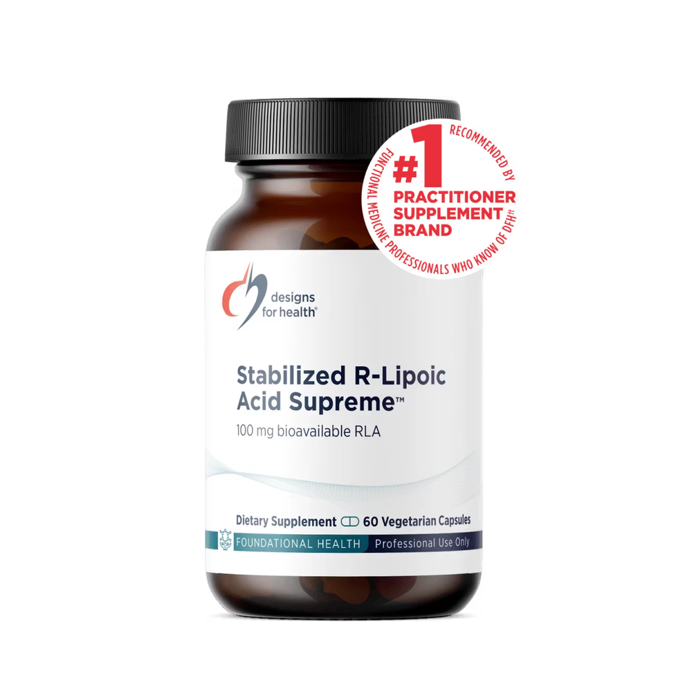 Designs For Health - Stabilized R-Lipoic Acid Supreme - 60 capsules