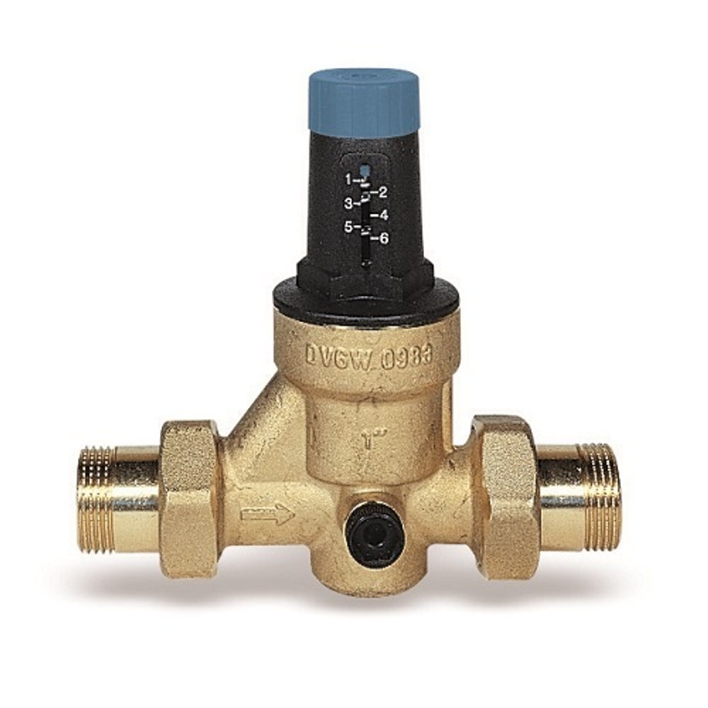 Регулятор давления мембранный WATTS DRVN - 1"1/2 (НР/НР, PN25, со шкалой регулировки 1,5-6,0 бар)