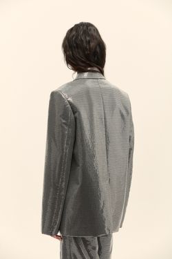 Жакет из пайеток ((Звезда вечеринки)), серый