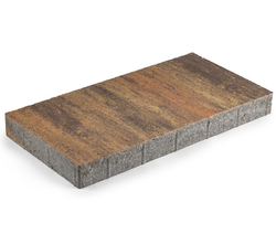 Тротуарная плитка ВАН, форма Прямоугольник 600*300, h=80мм