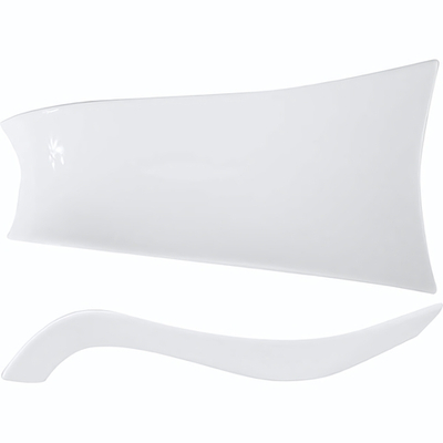 Блюдо «Кунстверк» прямоугольное;фарфор;,H=50,L=251,B=129мм;белый (Цвет: белый)