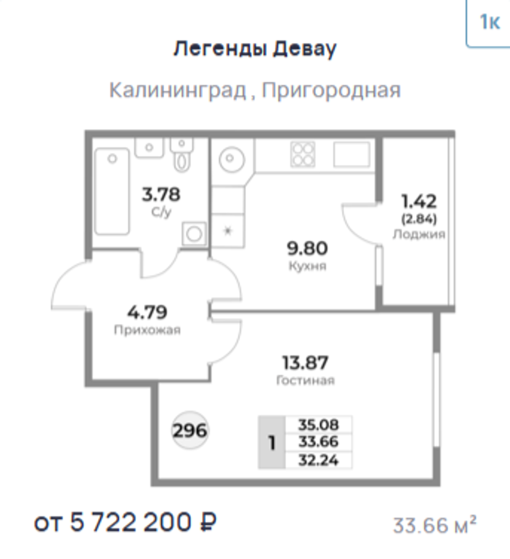 Жилой Комплекс "ЛЕГЕНДЫ ДЕВАУ" Комфорт-класс г. Калининград, ул. Пригородная