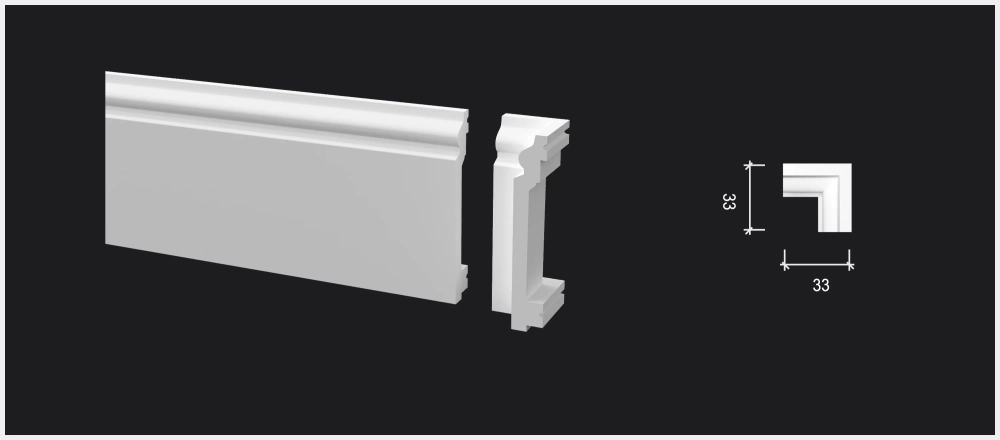 Комплектующий элемент DD701/U1 для плинтуса - внутренний угол