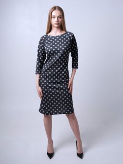 С-323 Платье трикотажное офисное