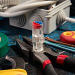 Экспресс-клемма СМК 2273-2x2R проходная разъемная 2 полюса 2х2-проводная 0,5-2,5мм² (50 шт/уп) REXAN