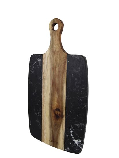 Доска сервировочная из акации и мрамора Kamille KM 10082 (35х18х1,3 см.)