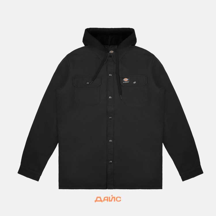 Куртка мужская Dickies Skateboarding Duck Shirt Jacket артикул:TJSK5-black - купить в магазине Дайс