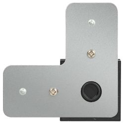 Коннектор питания ЭРА TR-1PA-LС BK для однофазного шинопровода угловой черный | Однофазный шинопровод и аксессуары