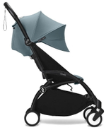 Коляска Stokke YOYO3 Newborn Pack рама чёрная Black 2 в 1 Aqua