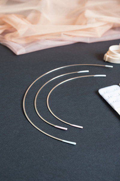 "BLITZ" KB16 косточки (пара) металл 2 мм 160 мм плоские каркасы