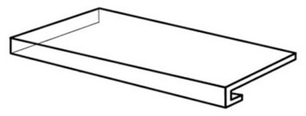 Угловая ступень MARMI SICILIANI Gradino Costa Retta SX Breccia Sicilia Lap Ret левая