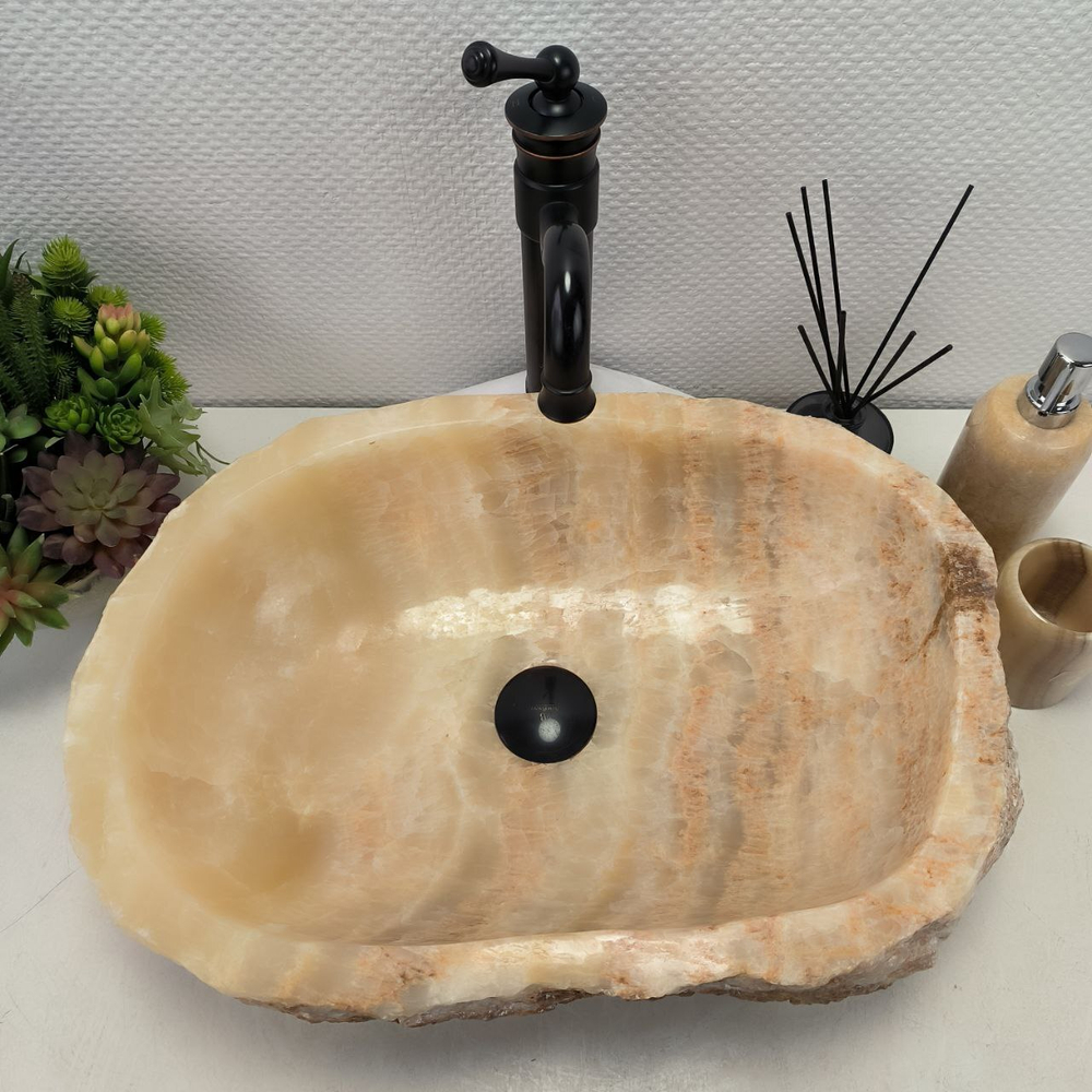 Раковина из оникса Erozy Yellow EO-62305 51*37*15 0099