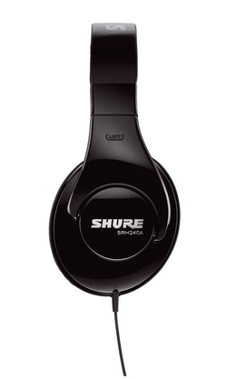 Shure SRH240A-BK-EFS (черный) профессиональные наушники закрытого типа, адаптер 6,3 мм в комплекте