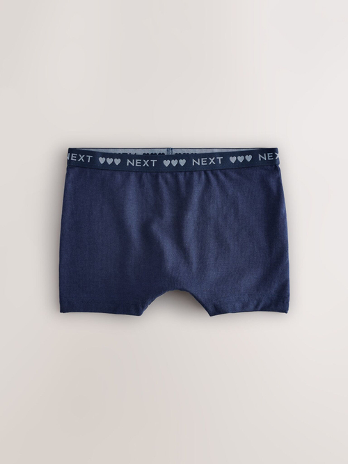 Трусы-шорты для девочки Next AA9-052, 5 шт., Темно-синий