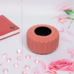 Ваза из пластика «Marlen-Блум» 0,5л 12,5*8см цвет коралловый