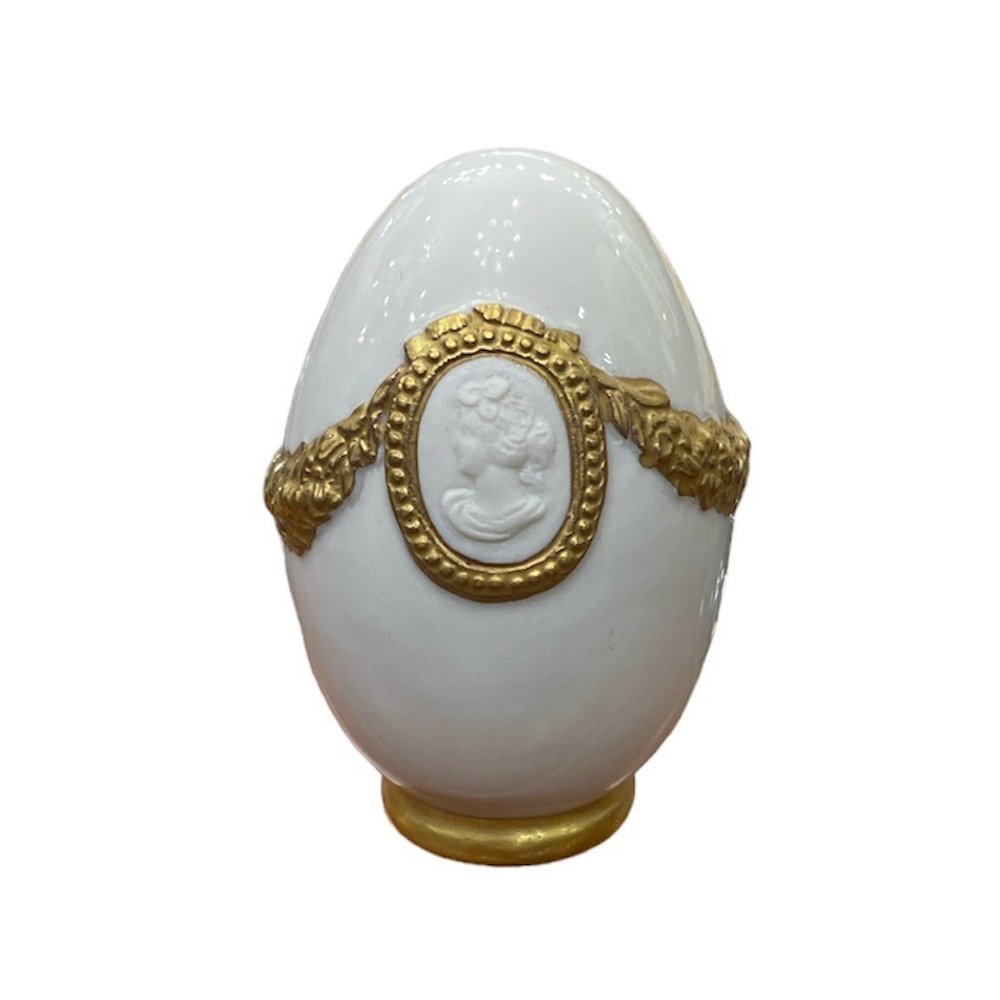 Яйцо Гирлянда белое