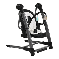 Стульчик для кормления Pituso Triola 3 в 1 Черная рама/Черный