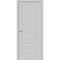 Купить Межкомнатная дверь ПЭТ Прима-12 Grey Silk глухая
