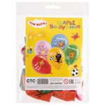 Шар (12''/30 см) Три Кота, Игры во дворе, Ассорти, пастель, 1 ст, 10 шт.