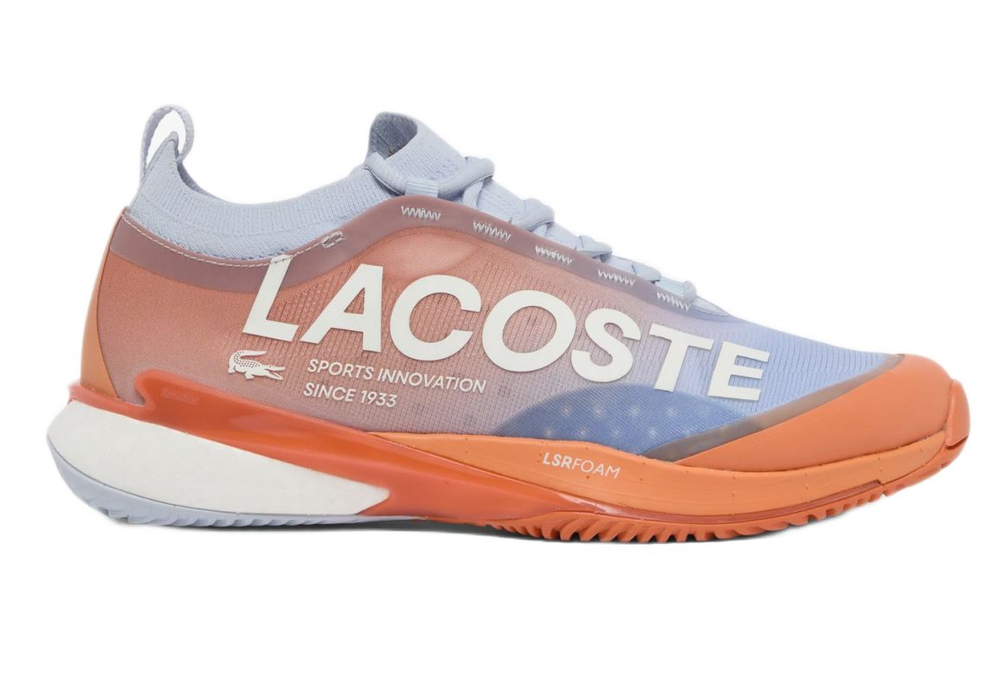 Теннисные кроссовки Lacoste AG-LT25 Lite Clay - light blue/orange