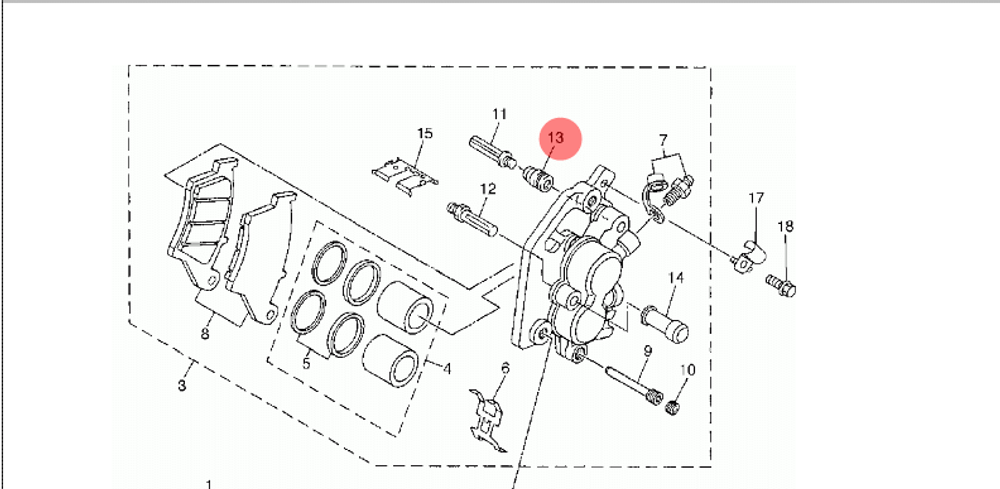 Пыльник резиновый Yamaha 3JD259170000
