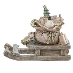 GAEM Фигурка декоративная "Мешок с подарками", L12 W5,5 H9,5 см