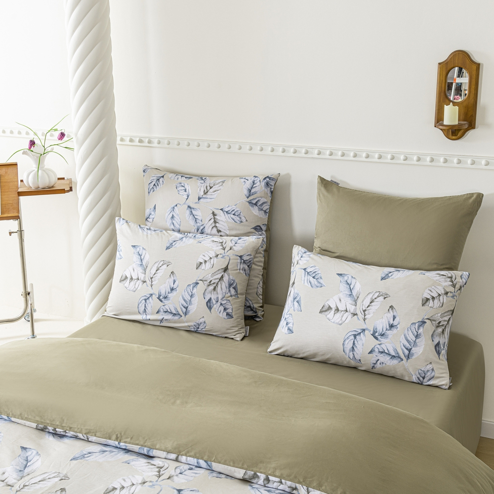 Комплект постельного белья Люкс Сатин 100% хлопок на резинке AR367