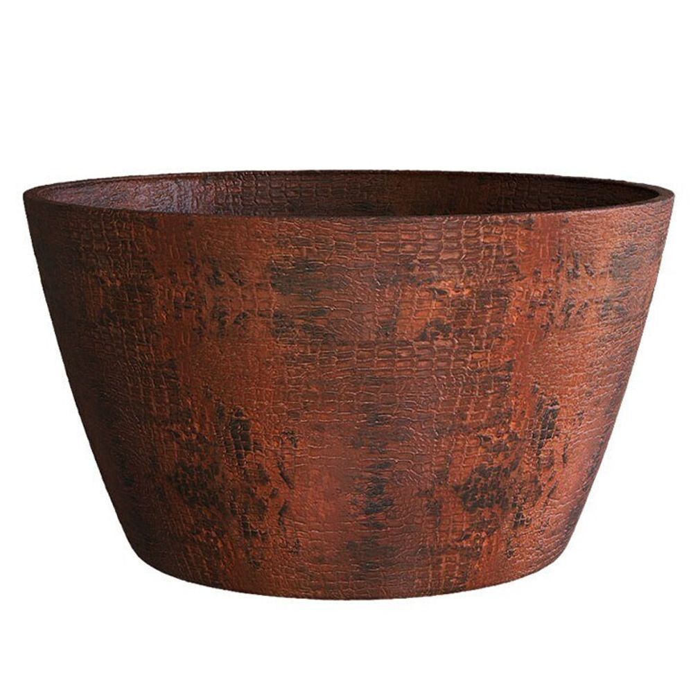 Кашпо BOWL CROCODILE D52 H29