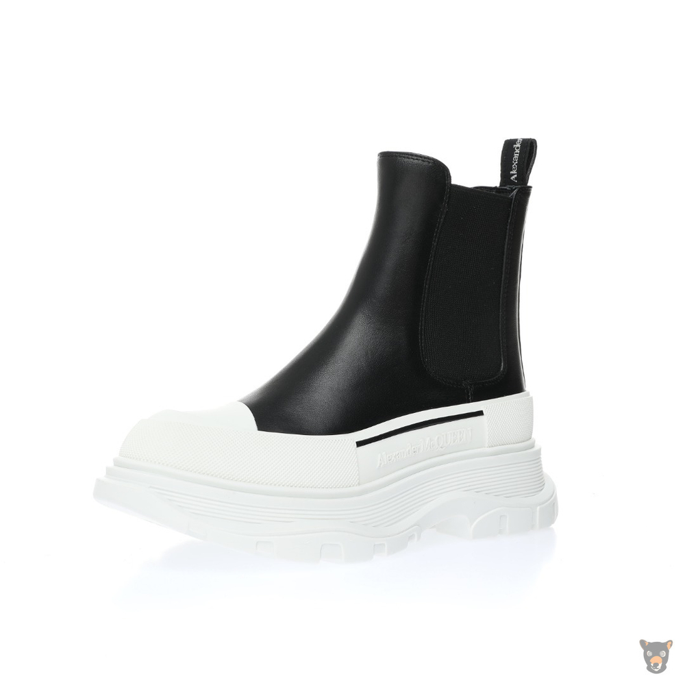 Ботинки Alexander McQueen "Chunky Tread Slick Mid Boots"