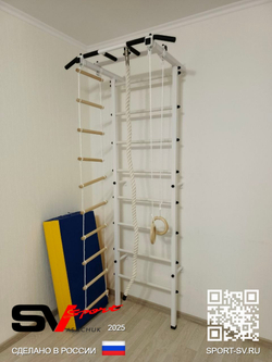 Монтаж шведской стенки Sv Sport в бетонные, кирпичные стены