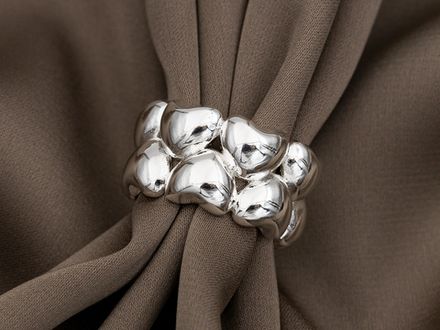 Кольцо "Сердечки" 12мм