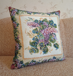 Декоративный гобеленовый чехол Сирень 47х47