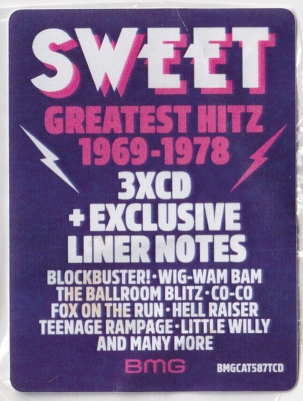 The Sweet / Greatest Hitz 1969-1978 (3CD)