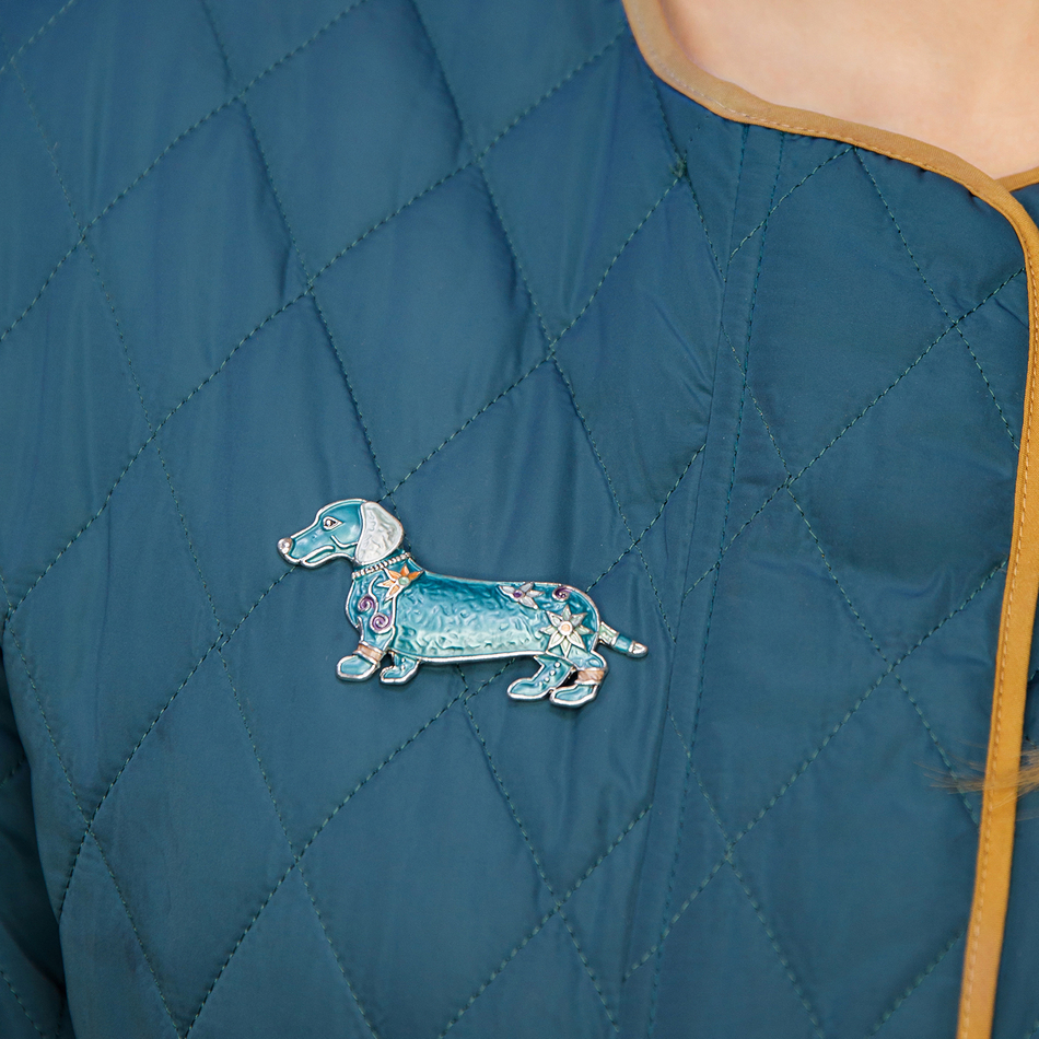 Брошь Shadore Такса XZ0711.20 G/S