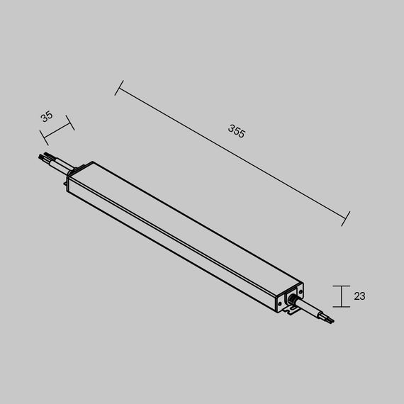 Источник напряжения PSL023 24В 250Вт IP67 Maytoni Led Strip 822014