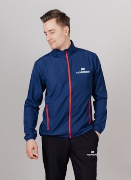 Ветровка NORDSKI Motion тёмно-синий/красный мужская